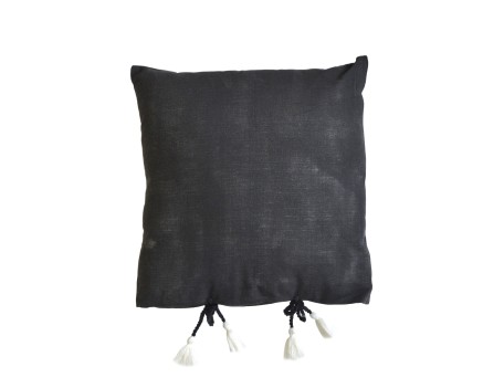 SABLE 9 ΔΙΑΚΟΣΜΗΤΙΚΟ ΜΑΞΙΛΑΡΙ 45x45cm ΒΑΜΒΑΚΙ ΜΑΥΡΟ