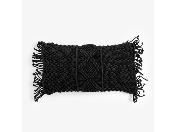AL MANO ΔΙΑΚΟΣΜΗΤΙΚΟ ΜΑΞΙΛΑΡΙ 45x45x5cm ΒΑΜΒΑΚΙ ΜΑΥΡΟ POLYESTER AL MANO ΔΙΑΚΟΣΜΗΤΙΚΟ ΜΑΞΙΛΑΡΙ 45x45x5cm ΒΑΜΒΑΚΙ ΜΑΥΡΟ POLYESTER