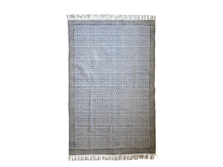 HAMMA 1 ΧΑΛΙ 190x120cm ΒΑΜΒΑΚΙ ΜΠΕΖ ΜΑΥΡΟ ΜΠΛΕ