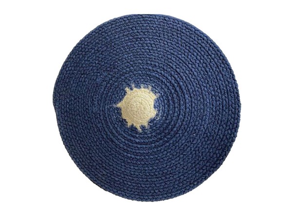 REEF ΣΟΥΠΛΑ ΣΤΡΟΓΓΥΛΟ 38x38x0.25cm ΒΑΜΒΑΚΙ ΜΠΛΕ ΜΠΕΖ POLYESTER