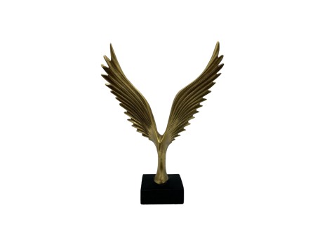 AMIG ΔΙΑΚΟΣΜΗΤΙΚΟ TOTEM 23x10x31cm POLYRESIN ΧΡΥΣΟ ΜΑΥΡΟ