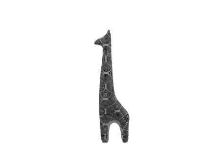 SAVAGE ΔΙΑΚΟΣΜΗΤΙΚΟ ΚΑΜΗΛΟΠΑΡΔΑΛΗ 11x8x30cm POLYRESIN ΜΑΥΡΟ ΑΣΠΡΟ
