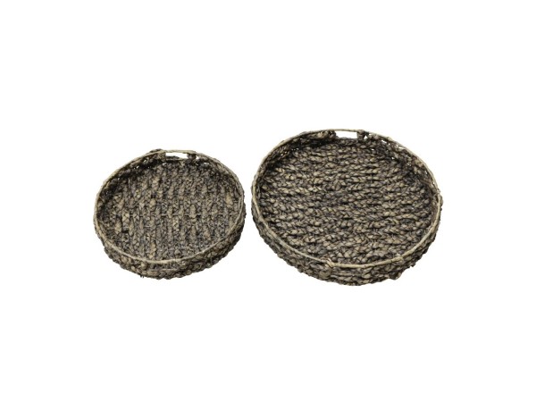 SALV ΔΙΣΚΟΣ 50x50x8cm ΥΑΚΙΝΘΟΣ ΦΥΣΙΚΟ ΜΑΥΡΟ ΣΙΔΕΡΟ