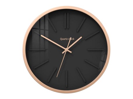 ZOOM ΡΟΛΟΪ ΤΟΙΧΟΥ 40x40x6cm ΜΕΤΑΛΛΟ ΜΑΥΡΟ ΧΡΥΣΟ MDF