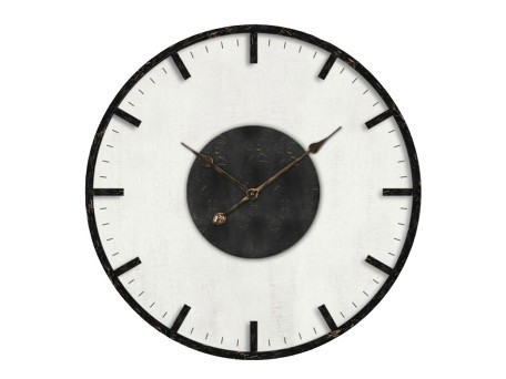 GENK ΡΟΛΟΪ ΤΟΙΧΟΥ 50x50x5cm MDF ΛΕΥΚΟ ΜΑΥΡΟ ΜΠΡΟΝΖΕ