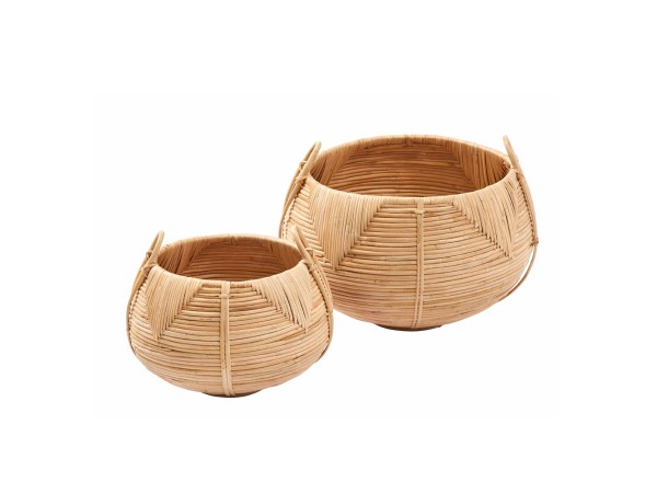 SIFIR ΚΑΛΑΘΙ 45x45x28cm RATTAN ΦΥΣΙΚΟ
