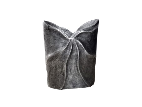 IWA 1 ΒΑΖΟ 23x8x30cm ΑΛΟΥΜΙΝΙΟ ΑΣΗΜΙ ΑΝΤΙΚΕ