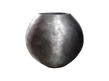 TEMICE ΒΑΖΟ 30x12x30cm ΑΛΟΥΜΙΝΙΟ ΑΣΗΜΙ ΑΝΤΙΚΕ