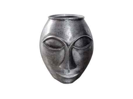 HARGA ΒΑΖΟ 23x23x27cm ΑΛΟΥΜΙΝΙΟ ΑΣΗΜΙ ΑΝΤΙΚΕ