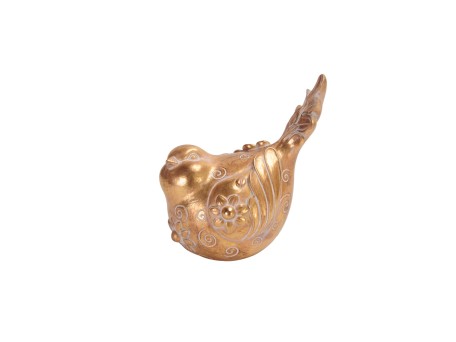 HOOPOE ΔΙΑΚΟΣΜΗΤΙΚΟ ΠΟΥΛΙ 12x11x17cm POLYRESIN ΧΡΥΣΟ