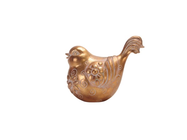 HOOPOE ΔΙΑΚΟΣΜΗΤΙΚΟ ΠΟΥΛΙ 16x10x12cm POLYRESIN ΧΡΥΣΟ