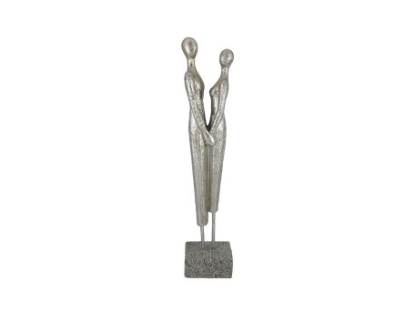 ENSEMBLE ΔΙΑΚΟΣΜΗΤΙΚΗ ΦΙΓΟΥΡΑ 8x5x31cm POLYRESIN ΑΣΗΜΙ