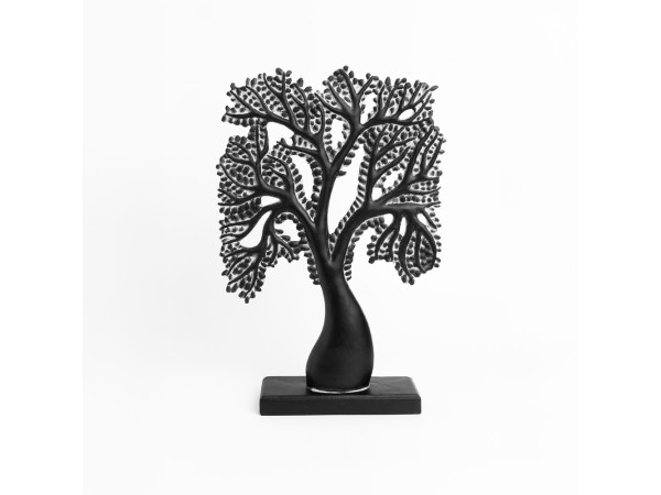 FORET 2 ΔΙΑΚΟΣΜΗΤΙΚΟ ΔΕΝΤΡΟ 33x8x45cm POLYRESIN ΜΑΥΡΟ ΛΕΥΚΟ