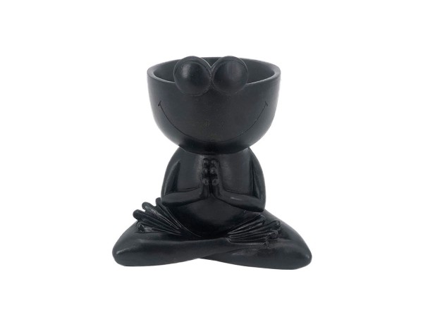 OPOLO ΚΑΣΠΩ 14x9x15cm POLYRESIN ΜΑΥΡΟ