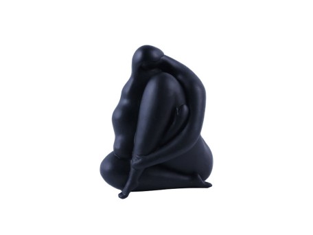 CHEVEU BLACK 1 ΔΙΑΚΟΣΜΗΤΙΚΗ ΦΙΓΟΥΡΑ 18x13x21cm POLYRESIN ΜΑΥΡΟ
