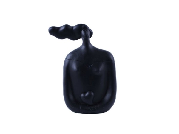 CHEVEU BLACK 2 ΔΙΑΚΟΣΜΗΤΙΚΗ ΦΙΓΟΥΡΑ 17x8x21cm POLYRESIN ΜΑΥΡΟ