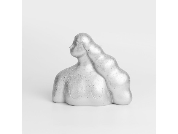 CHEVEU SILVER 1 ΔΙΑΚΟΣΜΗΤΙΚΗ ΦΙΓΟΥΡΑ 20x10x19cm POLYRESIN ΑΣΗΜΙ