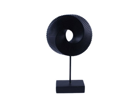 SOCH ΔΙΑΚΟΣΜΗΤΙΚΟ TOTEM 22x8x38cm POLYRESIN ΜΑΥΡΟ