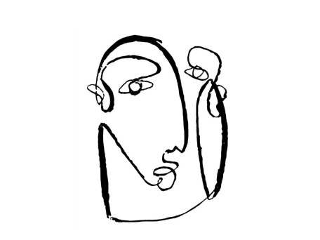 AZAMO ΠΙΝΑΚΑΣ ΔΙΑΚΟΣΜΗΣΗΣ 50x60x2cm ΚΑΜΒΑΣ ΛΕΥΚΟ ΜΑΥΡΟ