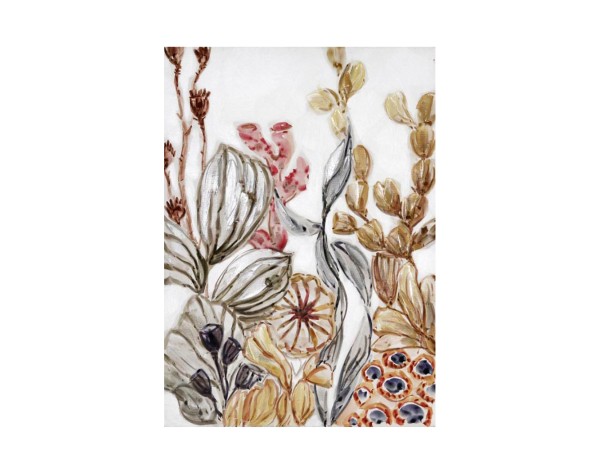 RECIF ΠΙΝΑΚΑΣ ΔΙΑΚΟΣΜΗΣΗΣ 50x70x3cm ΚΑΜΒΑΣ ΠΟΛΥΧΡΩΜΟ ΞΥΛΟ