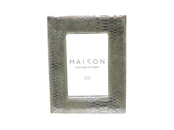 TRIM ΚΟΡΝΙΖΑ 17x2x21cm POLYRESIN ΑΣΗΜΙ ΓΥΑΛΙ