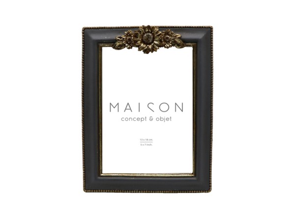 CORONET ΚΟΡΝΙΖΑ 17x2x22cm POLYRESIN ΓΚΡΙ ΧΡΥΣΟ ΓΥΑΛΙ