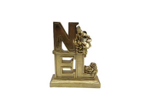 NOEL ΧΡΙΣΤΟΥΓΕΝΝΙΑΤΙΚΟ ΔΙΑΚΟΣΜΗΤΙΚΟ 16x5x20cm POLYRESIN ΧΡΥΣΟ