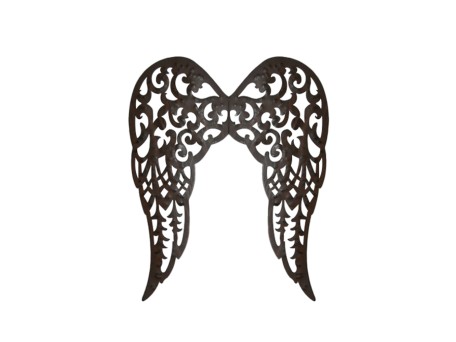 BROADWAY ΔΙΑΚΟΣΜΗΤΙΚΟ ΤΟΙΧΟΥ 45x1x55cm ΜΕΤΑΛΛΟ ΜΑΥΡΟ