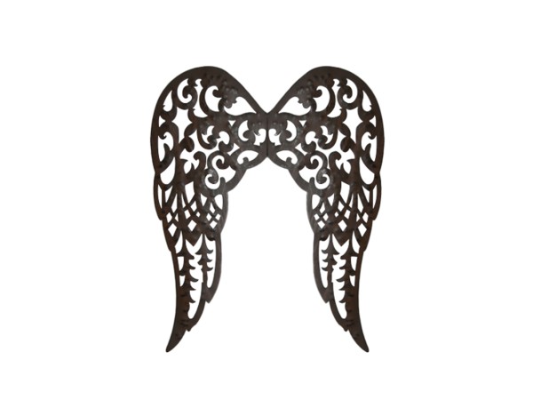 BROADWAY ΔΙΑΚΟΣΜΗΤΙΚΟ ΤΟΙΧΟΥ 45x1x55cm ΜΕΤΑΛΛΟ ΜΑΥΡΟ