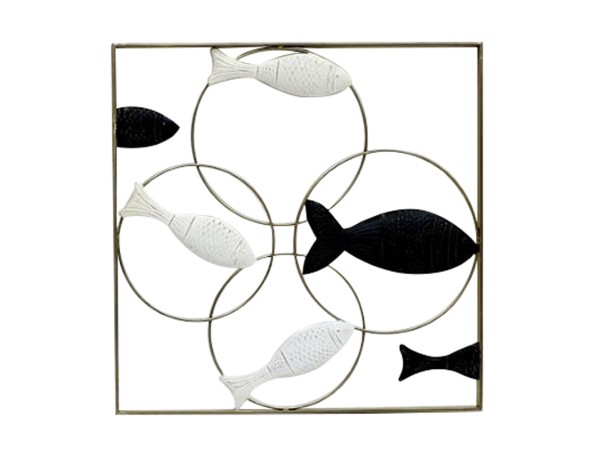 BRINE ΔΙΑΚΟΣΜΗΤΙΚΟ ΤΟΙΧΟΥ 50x2x50cm ΜΕΤΑΛΛΟ ΛΕΥΚΟ ΜΑΥΡΟ ΧΡΥΣΟ