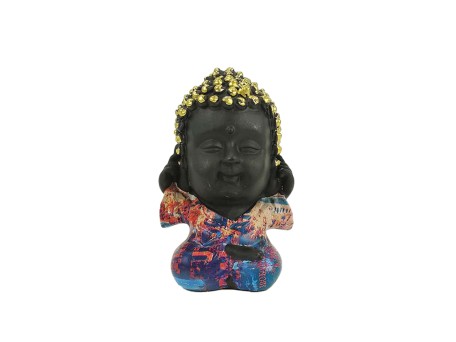 ITHAKA 1 ΔΙΑΚΟΣΜΗΤΙΚΟ ΒΟΥΔΑΣ 6x6x10cm POLYRESIN ΠΟΛΥΧΡΩΜΟ