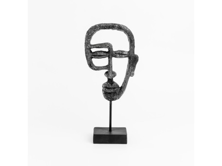 ACT BLACK 2 ΔΙΑΚΟΣΜΗΤΙΚΟ TOTEM 15x7x32cm POLYRESIN ΜΑΥΡΟ