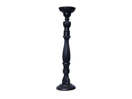 KENDAL ΚΗΡΟΠΗΓΙΟ 13x13x45cm ΞΥΛΟ MANGO ΜΑΥΡΟ
