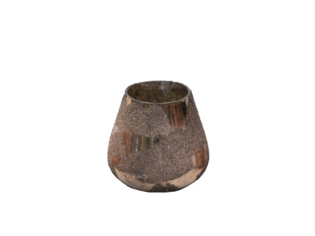 ALKE ΒΑΣΗ ΡΕΣΩ 11x11x11cm ΓΥΑΛΙ ΧΡΥΣΟ