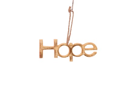HOPE ΧΡΙΣΤΟΥΓΕΝΝΙΑΤΙΚΟ ΣΤΟΛΙΔΙ 6x0.5x15cm ΑΛΟΥΜΙΝΙΟ ΧΡΥΣΟ