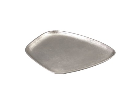 DIAMOND ΔΙΣΚΟΣ ΔΙΑΚΟΣΜΗΣΗΣ 38x34x2cm ΑΛΟΥΜΙΝΙΟ SILVER ΜΑΤ