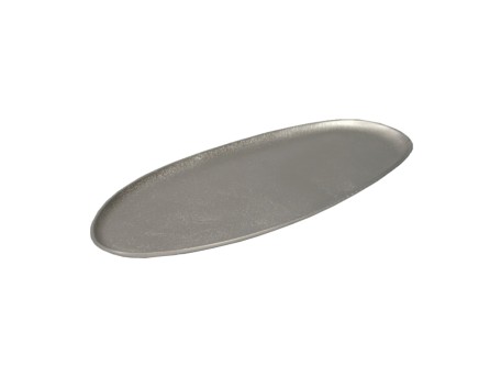 MANDY ΔΙΣΚΟΣ ΔΙΑΚΟΣΜΗΣΗΣ 59x27x1cm ΑΛΟΥΜΙΝΙΟ SILVER ΜΑΤ