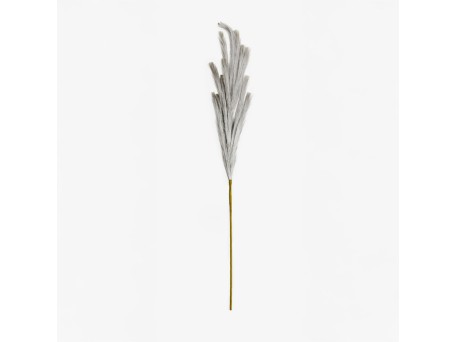 FEDER SINGLE ΚΛΑΔΙ ΤΕΧΝΗΤΟ ΜΕ ΦΤΕΡΑ 110cm POLYESTER ΓΚΡΙ