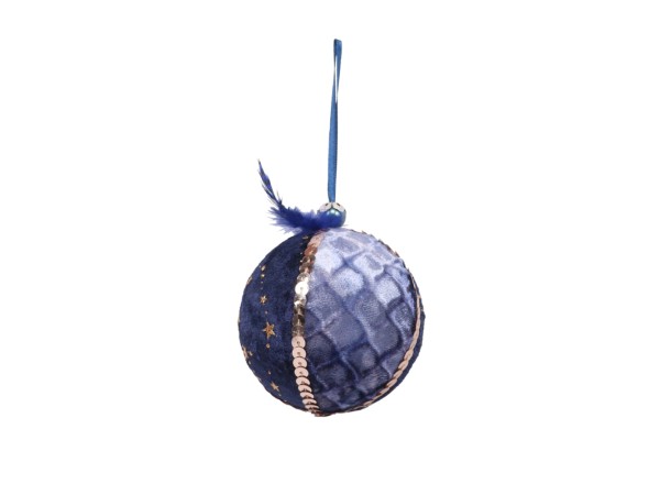 DREAMY ΧΡΙΣΤΟΥΓΕΝΝΙΑΤΙΚΗ ΜΠΑΛΑ 8x8x8cm POLYFOAM ΜΠΛΕ ΧΡΥΣΟ ΥΦΑΣΜΑ DREAMY ΧΡΙΣΤΟΥΓΕΝΝΙΑΤΙΚΗ ΜΠΑΛΑ 8x8x8cm POLYFOAM ΜΠΛΕ ΧΡΥΣΟ ΥΦΑΣΜΑ