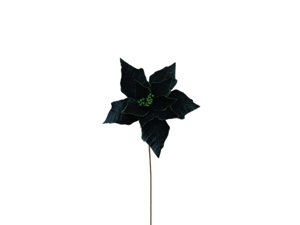 POINSETTIAS ΧΡΙΣΤΟΥΓΕΝΝΙΑΤΙΚΟ ΛΟΥΛΟΥΔΙ 32x32x55cm POLYESTER ΠΡΑΣΙΝΟ