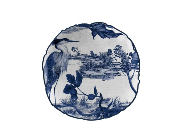 LAKE ΔΙΑΚΟΣΜΗΤΙΚΟ ΜΑΞΙΛΑΡΙ 45x45cm ΒΑΜΒΑΚΙ ΛΕΥΚΟ ΜΠΛΕ