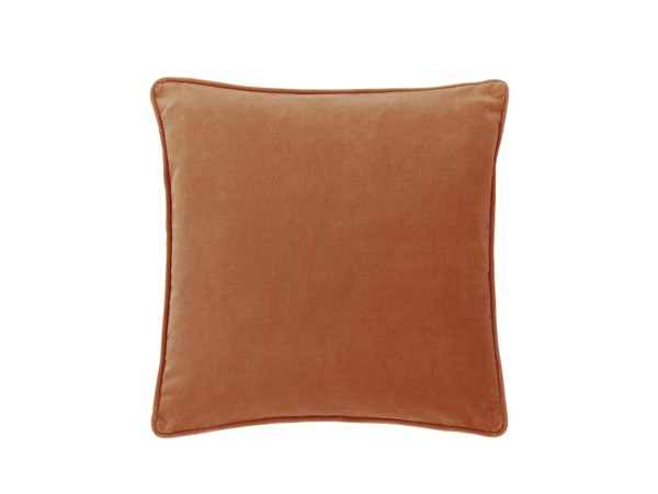 SIMPLY MARIET ΔΙΑΚΟΣΜΗΤΙΚΟ ΜΑΞΙΛΑΡΙ 45x45cm ΒΕΛΟΥΔΟ TERRACOTTA