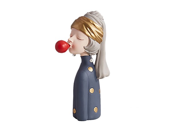 PONNYTALE GREY ΔΙΑΚΟΣΜΗΤΙΚΗ ΦΙΓΟΥΡΑ 7x8x15cm POLYRESIN ΠΟΛΥΧΡΩΜΟ