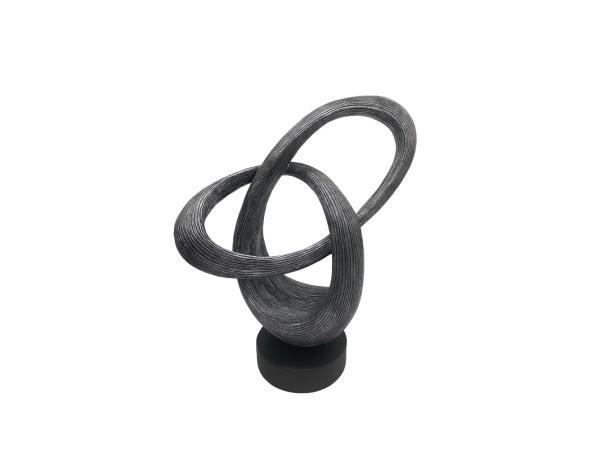 CYKEL ΔΙΑΚΟΣΜΗΤΙΚΟ TOTEM 29x12x35cm POLYRESIN ΑΣΗΜΙ ΑΝΤΙΚΕ ΜΑΥΡΟ