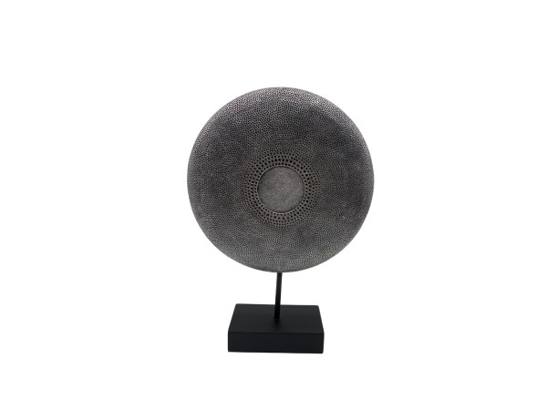 SKIVA ΔΙΑΚΟΣΜΗΤΙΚΟ TOTEM 25x7x36cm POLYRESIN ΑΣΗΜΙ ΑΝΤΙΚΕ