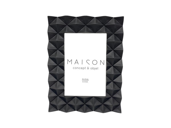 VIRO ΚΟΡΝΙΖΑ 22.2x14.5x42cm POLYRESIN ΜΑΥΡΟ ΓΥΑΛΙ