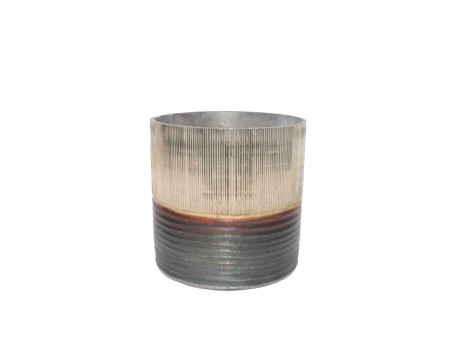 JEG ΒΑΣΗ ΡΕΣΩ 10x10x10cm ΓΥΑΛΙ ΧΡΥΣΟ ΜΠΡΟΝΖΕ ΓΚΡΙ