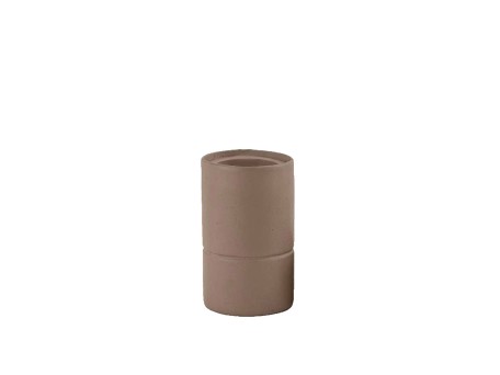 FORMAS ΚΗΡΟΠΗΓΙΟ 9x9x14cm ΑΛΟΥΜΙΝΙΟ BEIGE ROUGH