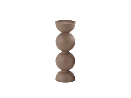 FORMAS ΚΗΡΟΠΗΓΙΟ 8x8x24cm ΑΛΟΥΜΙΝΙΟ BEIGE ROUGH