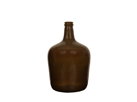 CRUSHED CARAMEL ΜΠΟΥΚΑΛΑ 25x25x40cm ΑΝΑΚΥΚΛΩΜΕΝΟ ΓΥΑΛΙ CARAMEL